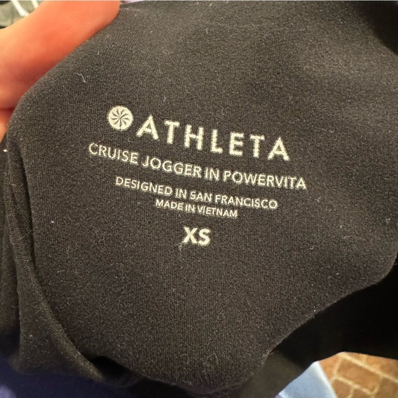Athleta cruise jogger in powervita black pants XS - Picture 7 of 8